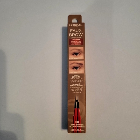 L'Oreal Other - 🩷 3/$15 L'Oreal Faux Brow Pencil: Dark Blonde (391), NIB